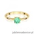 Pierścionek W0656 Szmaragd 0,50ct żółte złoto