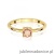 Pierścionek W0656 Morganit 0,40ct żółte złoto
