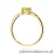 Pierścionek W0656 Oliwin 0,60ct żółte złoto