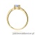 Pierścionek W0656 Tanzanit 0,50ct żółte złoto