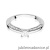 Pierścionek W0009 Diament Laboratoryjny 0,30ct białe złoto
