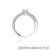 Pierścionek W0009 Diament Laboratoryjny 0,30ct białe złoto