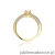 Pierścionek W0009 Diament Laboratoryjny 0,30ct żółte złoto