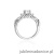 Pierścionek W0023 Diament Laboratoryjny 0,70ct białe złoto