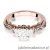 Pierścionek W0023 Diament Laboratoryjny 0,50ct różowe złoto