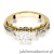 Pierścionek W0023 Diament Laboratoryjny 0,50ct żółte złoto