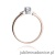 Pierścionek W0241 Diament Laboratoryjny 0,20ct różowe złoto