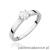 Pierścionek W0562 Diament Laboratoryjny 0,25ct białe złoto