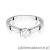 Pierścionek W0562 Diament Laboratoryjny 0,25ct białe złoto
