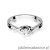 Pierścionek W0329 Diament Labolatoryjny 0,10ct białe złoto