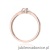 Pierścionek W0682 Diament 0,01ct różowe złoto