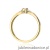 Pierścionek W0682 Diament 0,01ct żółte złoto