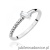 Pierścionek W0683 Diament 0,10ct białe złoto