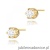 Kolczyki K0032 Diament 2 x 0,12ct żółte złoto sztyft zakręcany