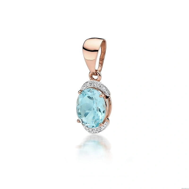 Zawieszka Z0150 Topaz Swiss 3,00ct różowe złoto