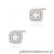 Kolczyki K0506 z diamentami różowe złoto