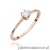 Pierścionek W0628 Diament 0,03ct różowe złoto