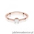 Pierścionek W0628 Diament 0,03ct różowe złoto