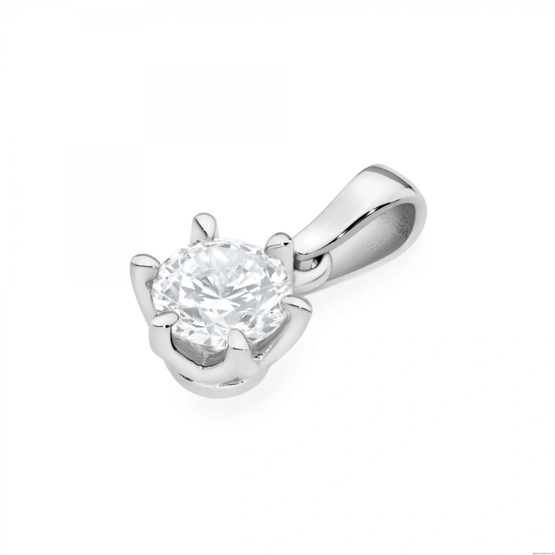 Zawieszka Z0575 Diament 1,00ct białe złoto