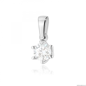 Zawieszka Z0575 Diament Laboratoryjny 0,50ct białe złoto