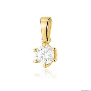 Zawieszka Z0575 Diament 0,50ct żółte złoto