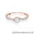Pierścionek W0658 Diament 0,08ct różowe złoto