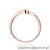 Pierścionek W0658 Diament 0,08ct różowe złoto