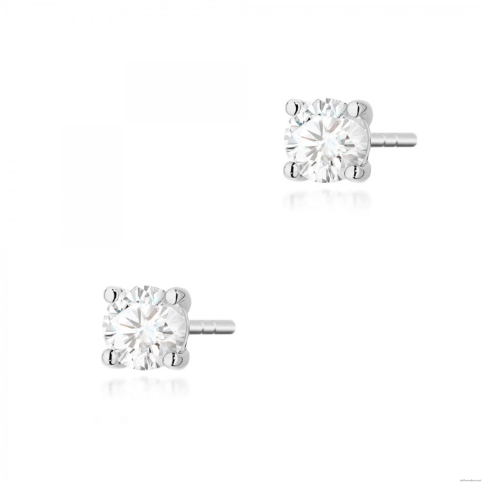 Kolczyki K0577 Diament 2 x 0.30ct białe złoto