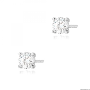 Kolczyki K0577 Diament 2 x 0.40ct białe złoto