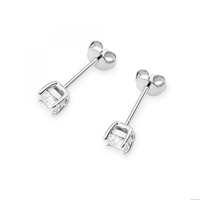 Kolczyki K0577 Diament 2 x 0.40ct białe złoto