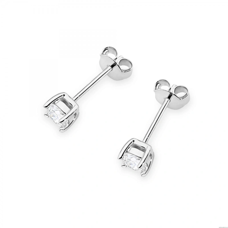 Kolczyki K0577 Diament 2 x 0.40ct białe złoto