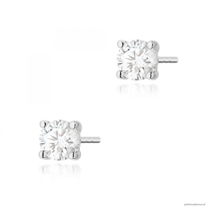 Kolczyki K0577 Diament 2 x 0.50ct białe złoto