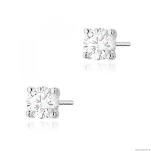 Kolczyki K0577 Diament 2 x 0.70ct białe złoto