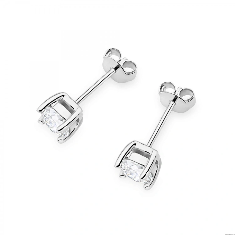 Kolczyki K0577 Diament 2 x 0.70ct białe złoto