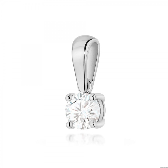 Zawieszka Z0576 Diament 0,30ct białe złoto