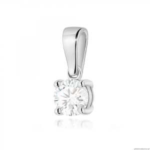 Zawieszka Z0576 Diament 0,50ct białe złoto