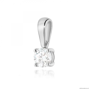 Zawieszka Z0576 Diament 0,70ct białe złoto