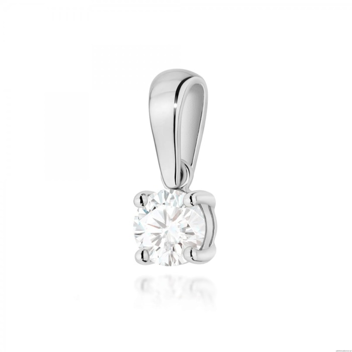 Zawieszka Z0576 Diament 0,70ct białe złoto
