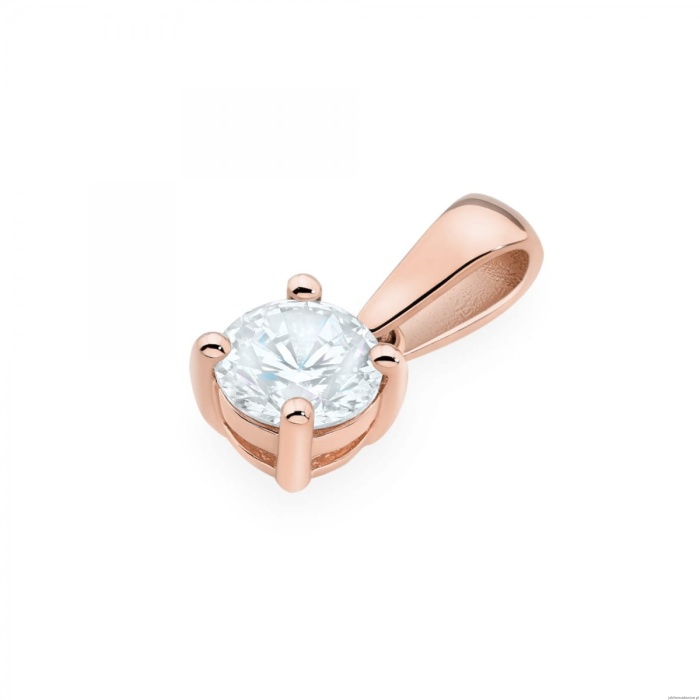 Zawieszka Z0576 Diament Laboratoryjny 0,70ct różowe złoto