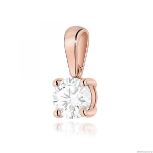 Zawieszka Z0576 Diament Laboratoryjne 1,00ct różowe złoto