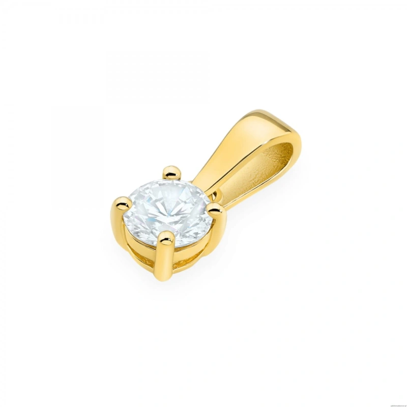 Zawieszka Z0576 Diament 0,40ct żółte złoto