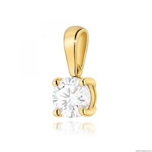 Zawieszka Z0576 Diament 1,00ct żółte złoto