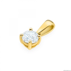 Zawieszka Z0576 Diament Laboratoryjny 0,70ct żółte złoto