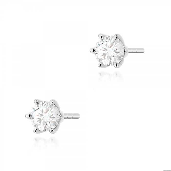 Kolczyki K0575 Diament 2 x 0.30ct białe złoto