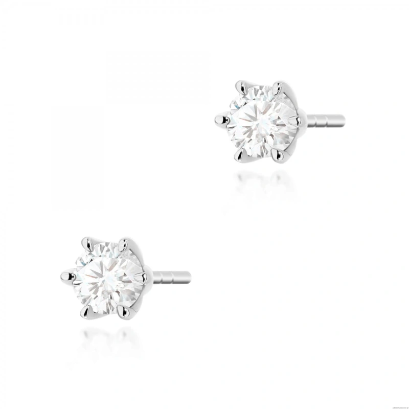 Kolczyki K0575 Diament 2 x 0.30ct białe złoto