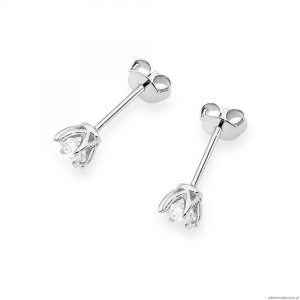 Kolczyki K0575 Diament 2 x 0.30ct białe złoto