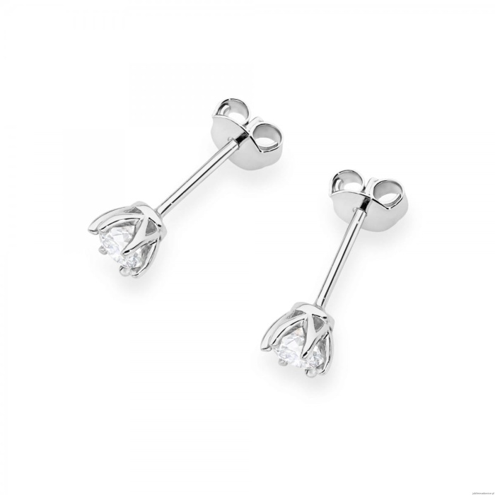 Kolczyki K0575 Diament 2 x 0.30ct białe złoto
