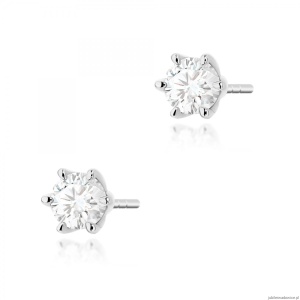 Kolczyki K0575 Diament 2 x 0.40ct białe złoto