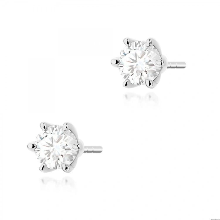 Kolczyki K0575 Diament 2 x 0.50ct białe złoto