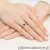Pierścionek W0563 szafir 0,50ct białe złoto